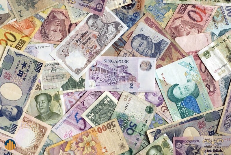 افت و خیز ارزهای آسیایی در برابر دلار