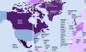 نگاهی به حجم صادرات ایالت‌های آمریکا به کشورهای مختلف جهان + اینفوگرافیک