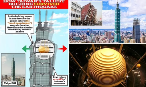 چگونه آسمانخراش ۵۰۹ متری در تایوان در برابر زلزله ۷.۲ ریشتری جان سالم به در برد؟ + ویدیو