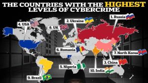 کدام کشورها بیشترین میزان جرایم سایبری در جهان را دارند؟ + اینفوگرافیک