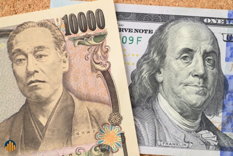ین ژاپن در برابر دلار متضرر شد
